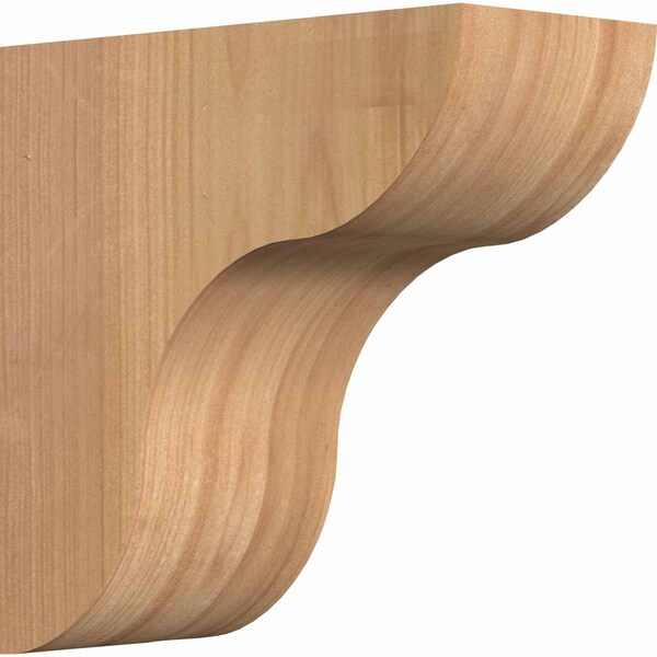 Ekena Millwork Carmel Smooth Corbel, Western Red Cedar, 5 1/2"W x 12"D x 12"H COR06X12X12CAR00SWR - main